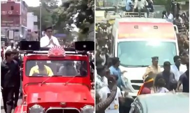 ஒரே நேரத்தில் வாக்கு சேகரிக்க துவங்கிய முதலமைச்சர் மு.க.ஸ்டாலின் மற்றும் த வெ க விஜய். !