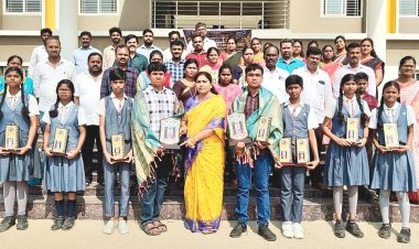 சிபிஎஸ்இ அரசுப் பொதுத்தேர்வு முடிவில் கிருஷ்ணகிரி ஸ்ரீ சைதன்யா பள்ளி மாணவன் ஜிதேந்திரா, சரக அளவில் 492 மதிப்பெண்கள்.!