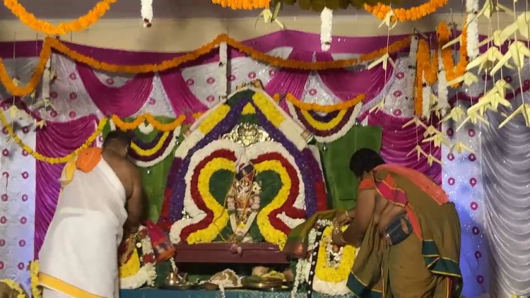 ஸ்ரீவள்ளி தேவசேனா சமேத ஸ்ரீ  முருகனுக்கு திருக்கல்யாண உற்சவம் மிக விமரிசையாக நடைபெற்றது.!