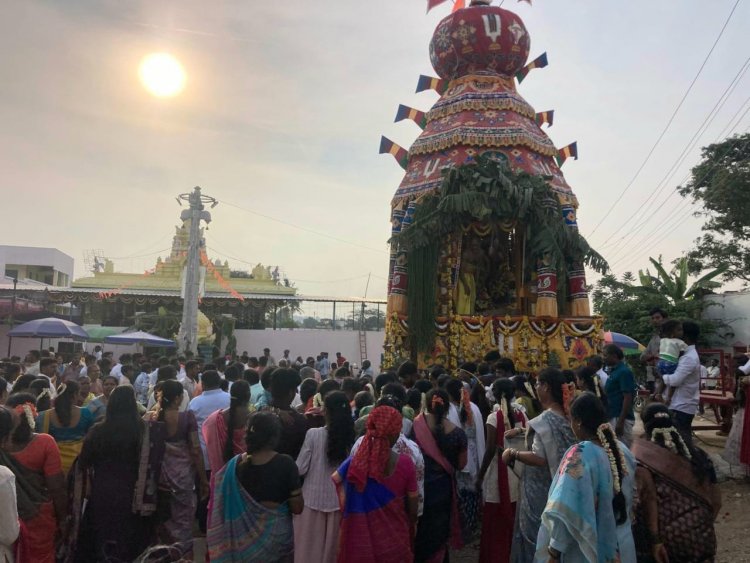 ஓசூர் மோரனப்பள்ளியில் உள்ள பழமையான ஸ்ரீ அபய நரசிம்ம சுவாமி கோயில் தேர் திருவிழா.!