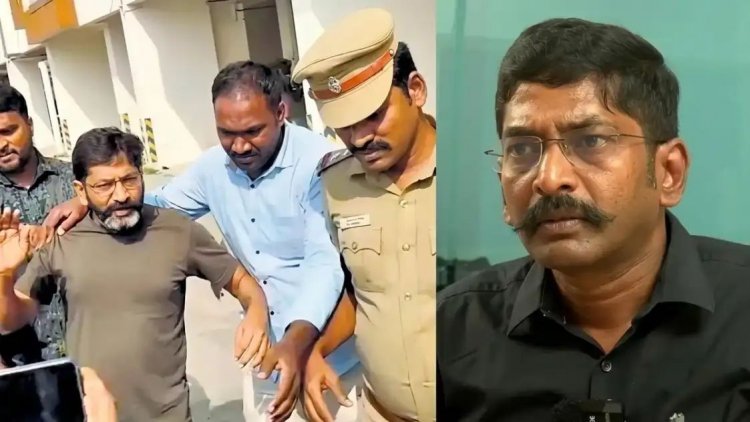 தலைமறைவாக இருந்த யூடியூபர் சவுக்கு சங்கர் அதிரடி கைது.. ஆந்திராவில் சிக்கினார்.!